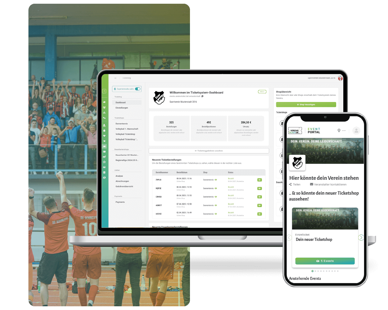 Headerbild Eventportal Vereinsticket