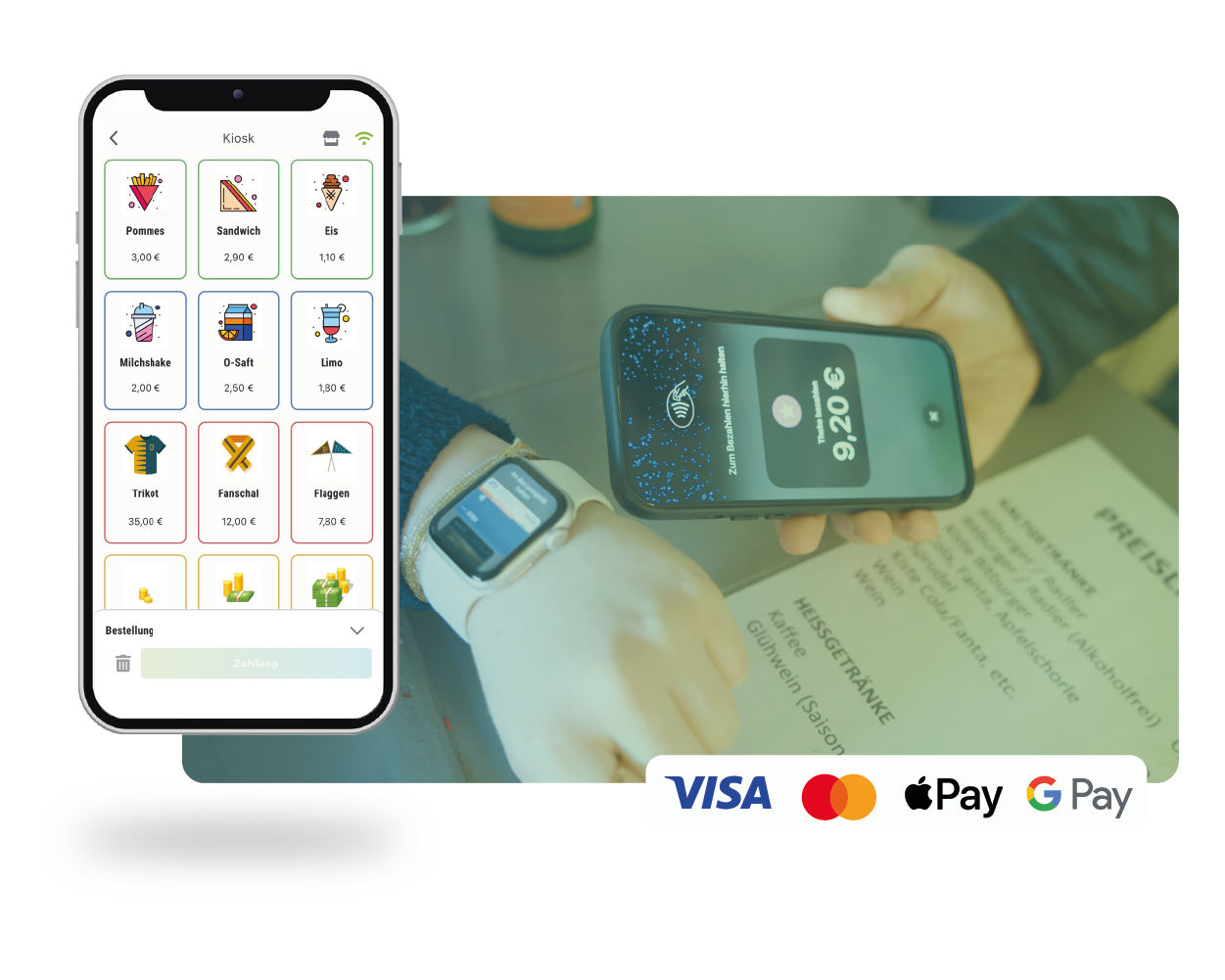 Jetzt neu: Tap to Pay + Kiosk